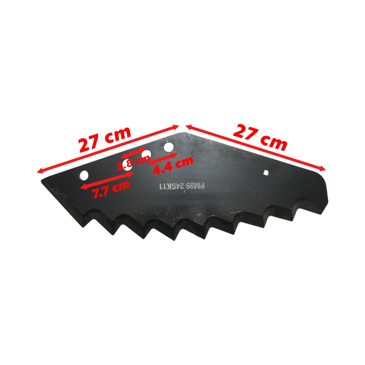 Cutit Kuhn tocator furaje cu 9 dinti, grosime 8mm